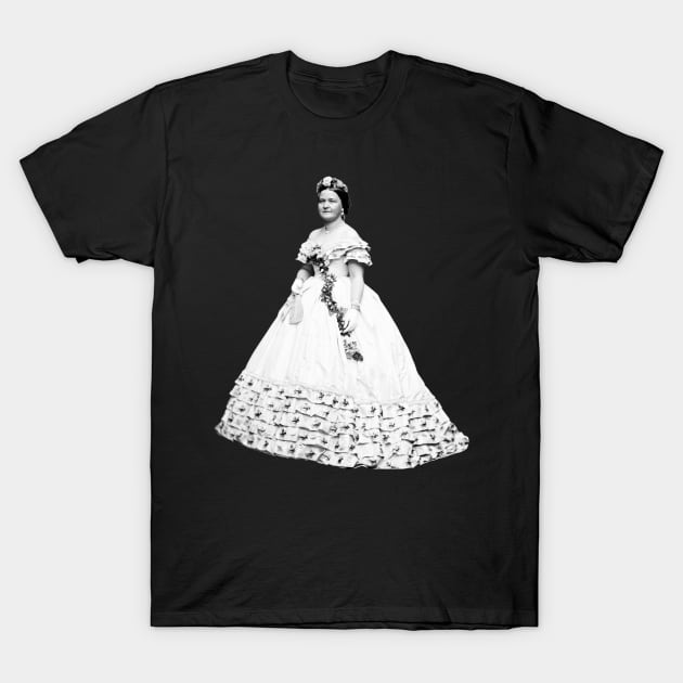 Mary Todd Lincoln Standing Portrait T-Shirt by warishellstore